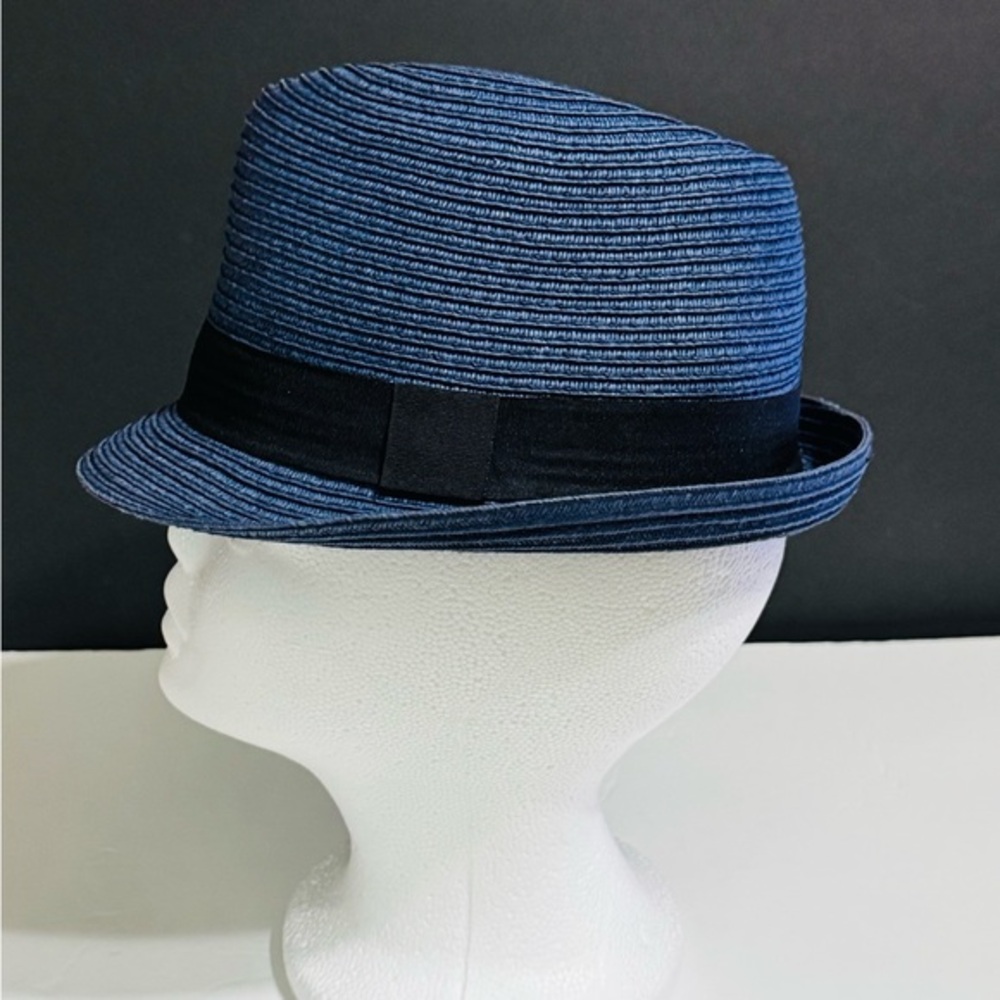 Trilby Hat I Short Brim I Regular Size Crown w/ Black Bow I Size S/M
